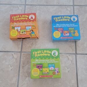 Scholastic First Little Readers Box Set - Red, Blue, Green